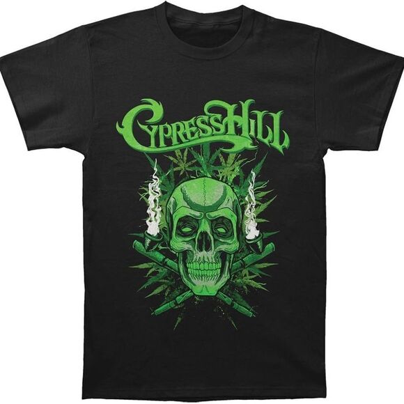 NEW- Cypress Hill Men's 420 T-Shirt-Black with green design- Mens size medium - Picture 1 of 6
